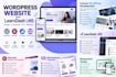 build or customize wordpress website and learndash lms