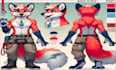 create a fursuit reference sheet for accurate fursona design