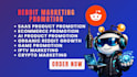 do reddit seo post management for ai app saas software tools brands company webs