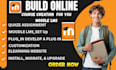 design, develop, install and customize your moodle lms elearning website