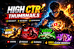 create a cinematic ai youtube thumbnail that gets clicks