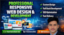 create responsive website design with full development