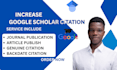 increase your google scholar citation using researchgate, peer reviewed journal