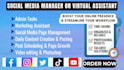 be your social media manager or virtual assistant