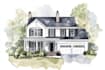 paint watercolor house portrait
