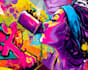 design custom graffiti art for social media