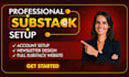 substack account setup substack newsletter design setup substack account