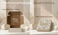 design professional packaging dieline and 3d mockup