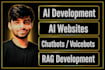 build a custom ai website or saas app with rag chatbot using openai claude api