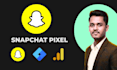 setup snapchat pixel conversions API capi, with GTM and ga4