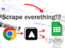 provide a proffessional google website scraping