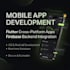 flutter app development for android and ios with firebase backend