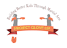 create powerful boxing glove mascot logo