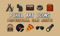 design pixel art icons, rpg items, and game assets