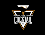make cocktail bar vintage logo design with company