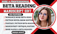 alpha beta read romance novel book beta reading cozy mystery manuscript critique