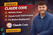 deploy claude code website setup claude code ci cd hosting fix broken deployment