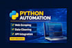do python automation web scraping and data cleaning tasks
