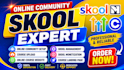 setup your online course community skool, kajabi, circle, skool community setup