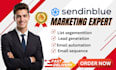 import spreadsheet contacts to sendinblue setup email marketing automation