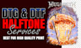 convert your design to halftone for dtg dtf high quality print