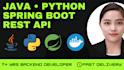 fix and develop java spring boot, python rest API backend