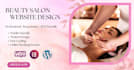 design a modern responsive beauty salon and spa website