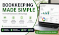 monthly bookkeeping and quickbooks cleanup