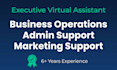 executive virtual assistant for business operations and marketing support