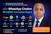 setup n8n whatsapp chatbot ai agent automation manychat vapi api integration