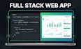 develop a full stack web application with react and nodejs