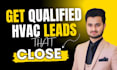 get qualified hvac leads with facebook lead generation ads
