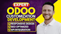 build odoo website, odoo ecommerce, theme customization, and API integrations