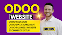 build odoo website, odoo ecommerce, theme customization, and API integrations