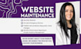 maintain your website and add new content monthly