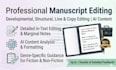edit your manuscript developmental, structural, line and copy editing ai content