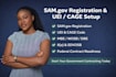 sam gov, get uei, cage code, and handle mbe, wosb, 8a, dbe, sdvosb