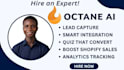 build octane quizzes funnel logo design shopify expert shopify store order form