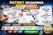 design clean and accurate patent illustrations