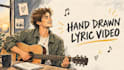 create a hand drawn lyric video with custom animation