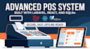 develop your pos point of sale system with laravel, react and sqlite