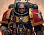 create dark sci fi warhammer 40k character art