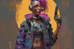 create cyberpunk character art