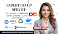 be your devop automation cloud engineer for aws kubernates azures docker k8s