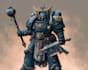draw epic warhammer 40k character art