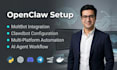 do openclaw setup, install openclaw bot, moltbot, clawdbot