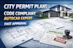 build city permit plans, autocad drafting, structural and code compliant drawing