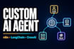 build custom n8n langchain or crewai agent for your workflow