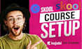 skool community manager skool online course setup circle so kajabi online course