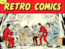 traditional retro comic episodes, comic books, book covers